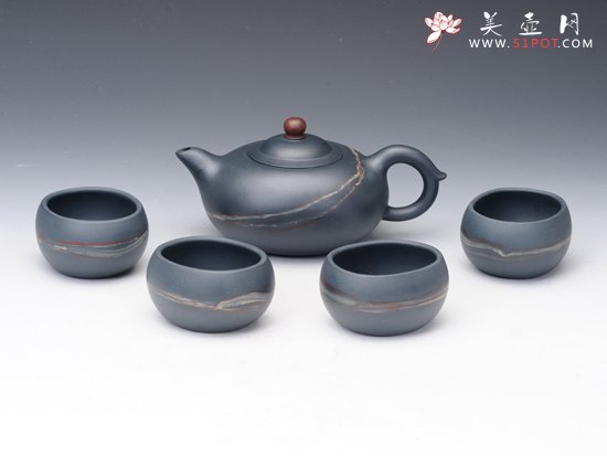 紫砂壶图片：行云流水 - 宜兴紫砂壶网