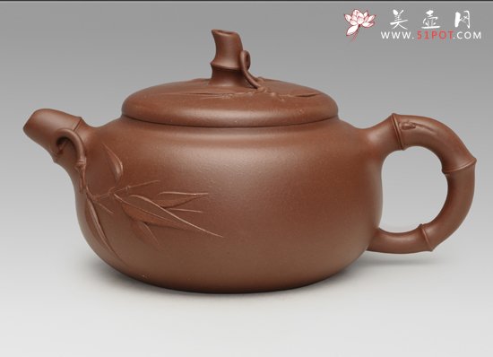 紫砂壶图片：罗汉竹 - 宜兴紫砂壶网