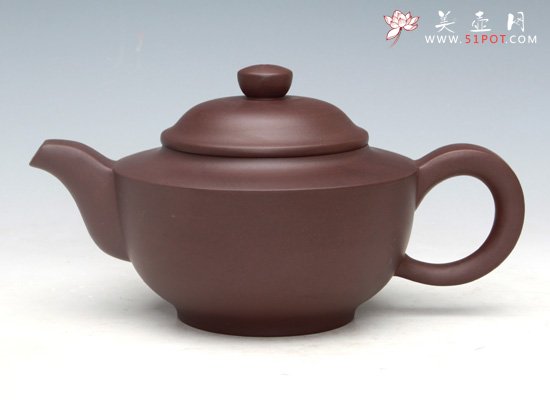 紫砂壶图片：紫蕾（紫泥）400ML - 宜兴紫砂壶网