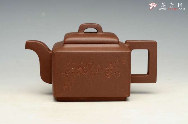 紫砂壶图片：亚明四方 - 宜兴紫砂壶网