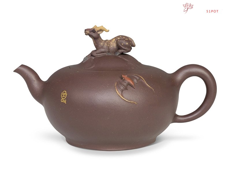 紫砂壶图片：福禄寿 - 宜兴紫砂壶网