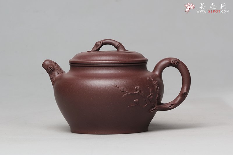 紫砂壶图片：高松竹梅 - 宜兴紫砂壶网