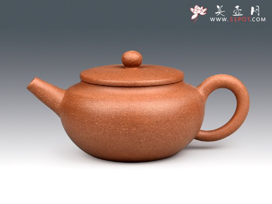 紫砂壶图片：平盖莲子 - 宜兴紫砂壶网