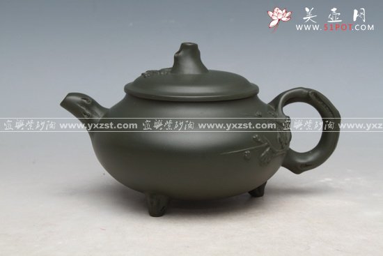 紫砂壶图片：咏梅 - 宜兴紫砂壶网