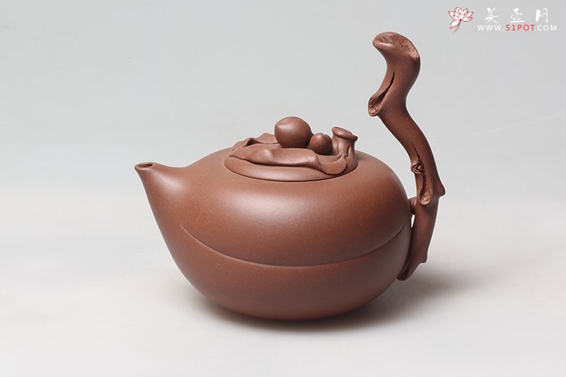 紫砂壶图片：桃 - 宜兴紫砂壶网