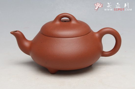紫砂壶图片：三脚石瓢唐燕萍 - 宜兴紫砂壶网