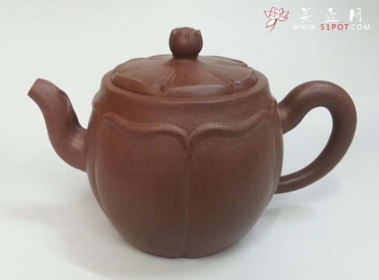 紫砂壶图片：荷花 - 宜兴紫砂壶网