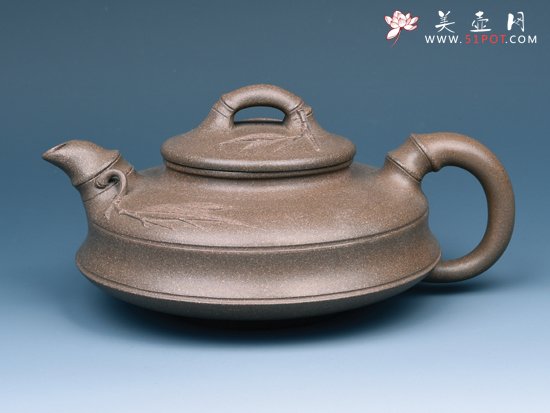 紫砂壶图片：扁竹 - 宜兴紫砂壶网