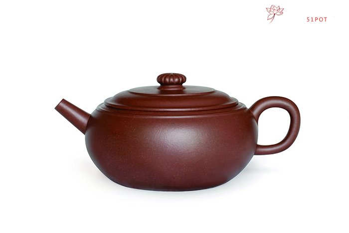 紫砂壶图片：菊钮巨轮 - 宜兴紫砂壶网