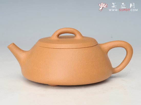 紫砂壶图片：石瓢（黄金段） - 宜兴紫砂壶网