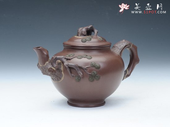 紫砂壶图片：青松 - 宜兴紫砂壶网