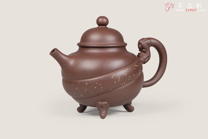 紫砂壶图片：天龙顶珠 - 宜兴紫砂壶网