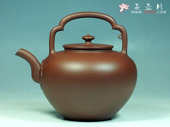 紫砂壶图片：吴径提梁 - 宜兴紫砂壶网