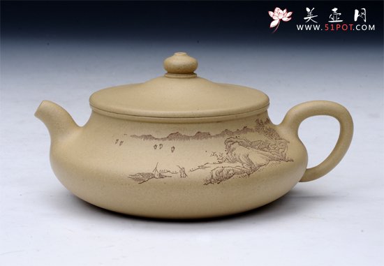 紫砂壶图片：扁玉 - 宜兴紫砂壶网