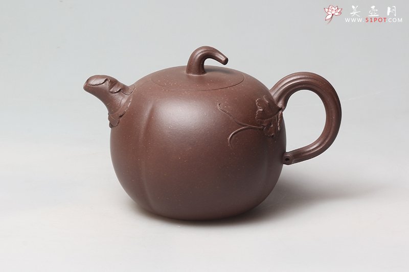 紫砂壶图片：筋瓜 - 宜兴紫砂壶网