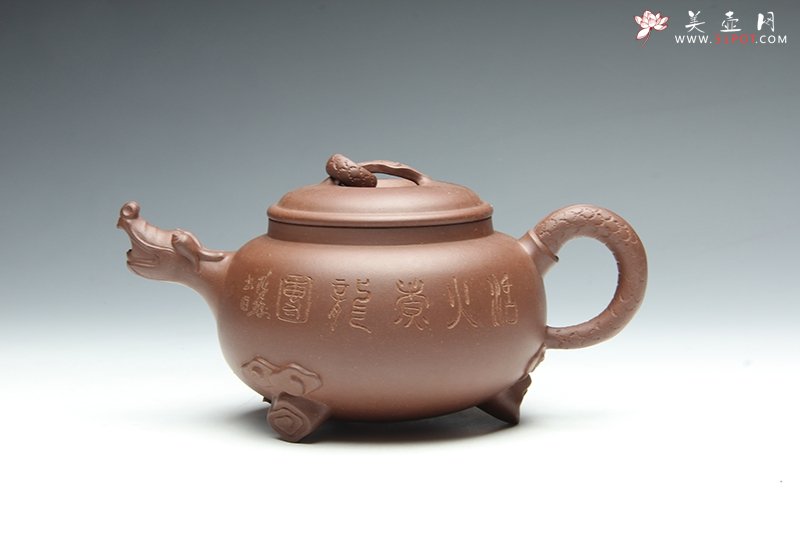 紫砂壶图片：龙团壶 - 宜兴紫砂壶网