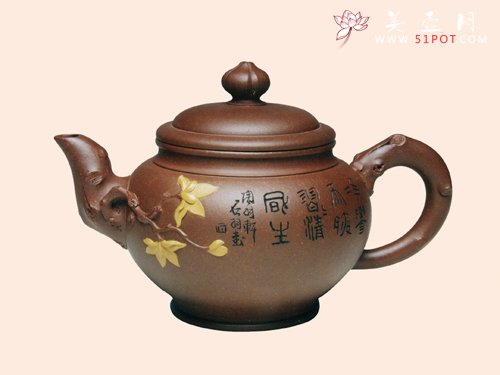 紫砂壶图片：春暖花开 - 宜兴紫砂壶网