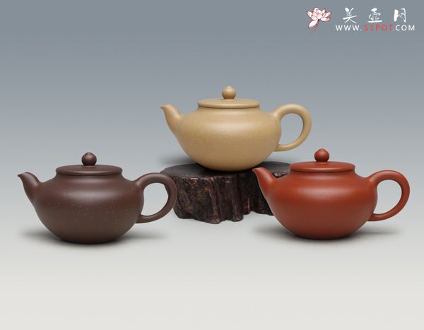 紫砂壶图片：三元素（雅趣） - 宜兴紫砂壶网