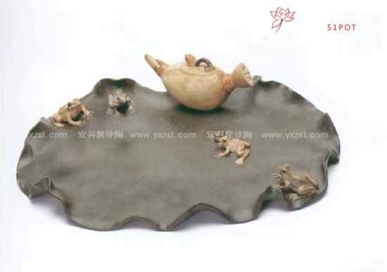 紫砂壶图片：共创绿洲(合作) - 宜兴紫砂壶网