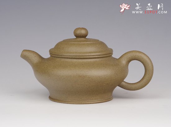 紫砂壶图片：虚扁2 - 宜兴紫砂壶网