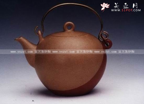 紫砂壶图片：影月壶 - 宜兴紫砂壶网