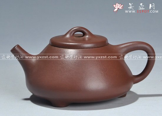紫砂壶图片：子冶石瓢 - 宜兴紫砂壶网