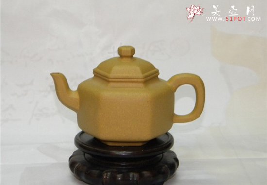 紫砂壶图片：六方传炉 - 宜兴紫砂壶网
