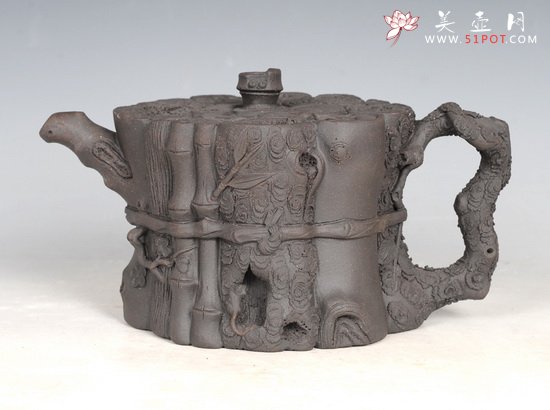 紫砂壶图片：岁寒三友 - 宜兴紫砂壶网