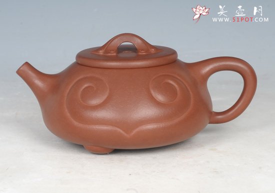 紫砂壶图片：如意石瓢 - 宜兴紫砂壶网