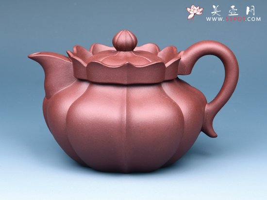 紫砂壶图片：筋纹僧帽 - 宜兴紫砂壶网