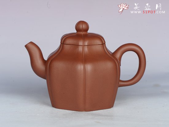 紫砂壶图片：六方乳鼎 - 宜兴紫砂壶网