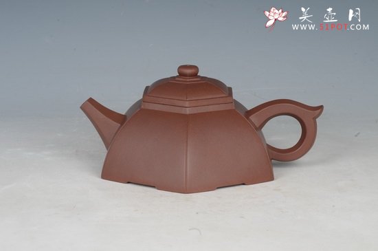 紫砂壶图片：六方 - 宜兴紫砂壶网