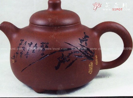 紫砂壶图片：三足乳鼎 - 宜兴紫砂壶网