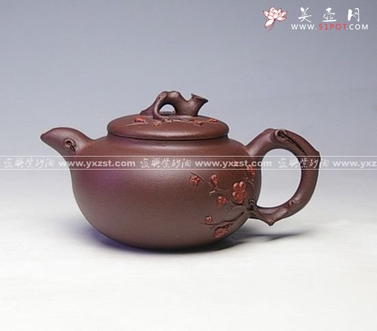 紫砂壶图片：圆梅 - 宜兴紫砂壶网