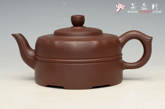 紫砂壶图片：七宝僧帽 - 宜兴紫砂壶网