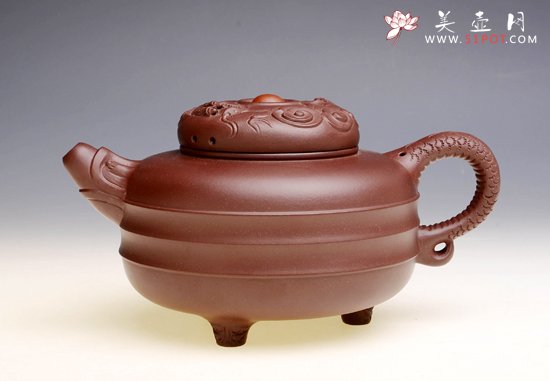 紫砂壶图片：祥龙戏珠 - 宜兴紫砂壶网