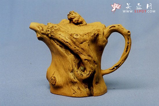 紫砂壶图片：金蟾桩 - 宜兴紫砂壶网