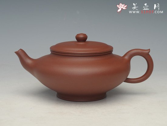 紫砂壶图片：虚扁 - 宜兴紫砂壶网