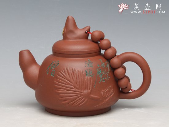 紫砂壶图片：济公壶 - 宜兴紫砂壶网