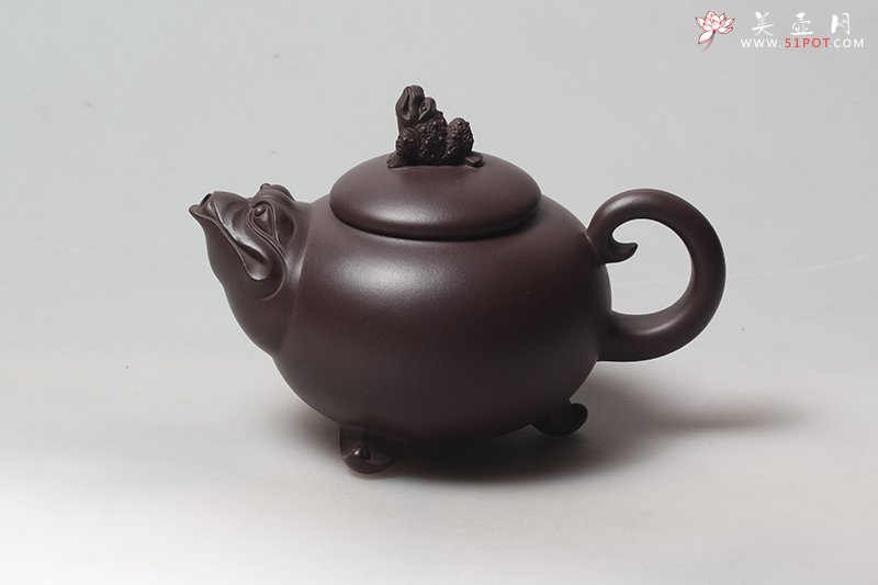 紫砂壶图片：招财进宝 - 宜兴紫砂壶网