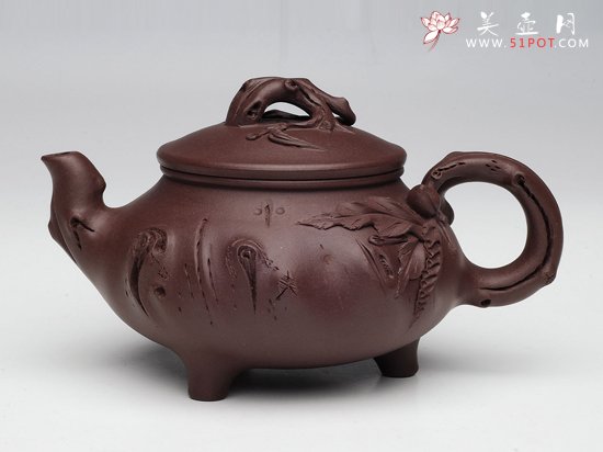 紫砂壶图片：桃韵 - 宜兴紫砂壶网