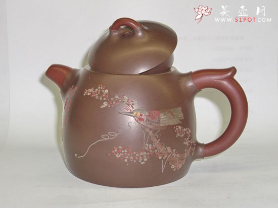 紫砂壶图片：逸趣（生坯） - 宜兴紫砂壶网