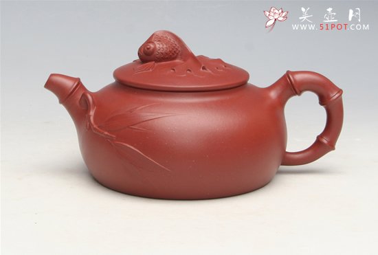 紫砂壶图片：富竹有余 - 宜兴紫砂壶网