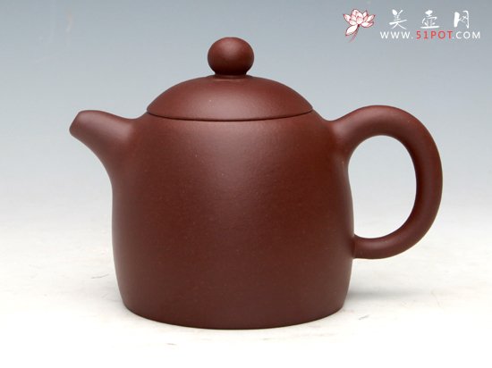 紫砂壶图片：秦权（紫泥）400ML - 宜兴紫砂壶网