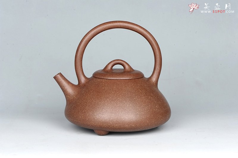 紫砂壶图片：石瓢提梁壶 - 宜兴紫砂壶网