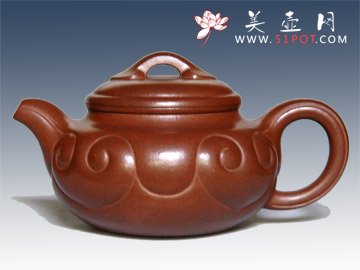 紫砂壶图片：如意仿古 - 宜兴紫砂壶网