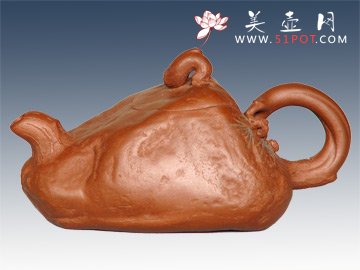 紫砂壶图片：鹅卵石250CC - 宜兴紫砂壶网