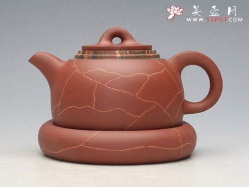 紫砂壶图片：高升 容量：300CC - 宜兴紫砂壶网