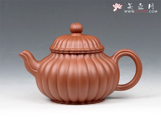 紫砂壶图片：筋纹菊蕾 - 宜兴紫砂壶网