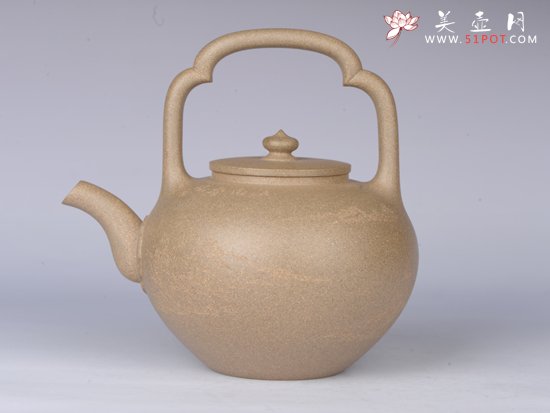 紫砂壶图片：吴径提梁 - 宜兴紫砂壶网